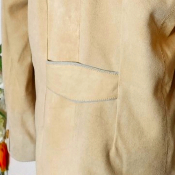 NEW Vintage Livingston Williams Lambskin Suede Women Handcraft Western Cut Coat - Picture 10 of 15